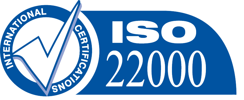 ISO 22000 Certified